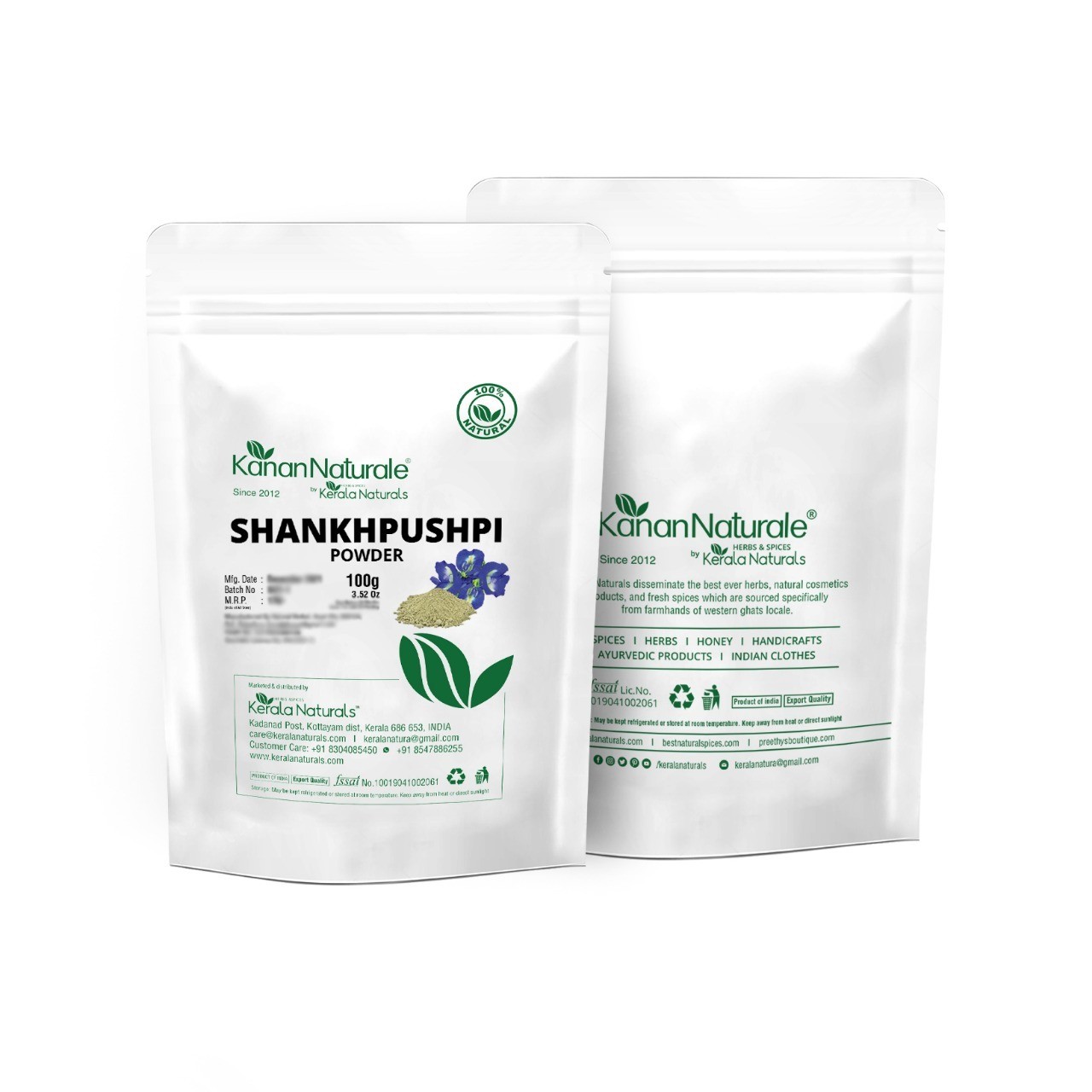 Kerala Naturals Shankhpushpi Powder  2 * 100gm